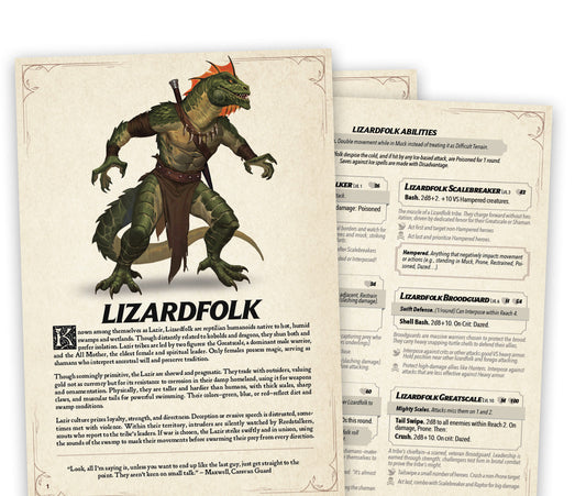 New Monster Group: LIZARDFOLK!